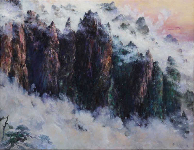15、日本  清水英凤  黄山旅情  115cmx90cm.jpg