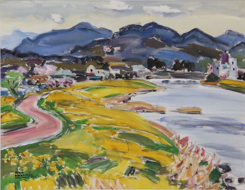 16、日本  秋山和丰  阿苏  113cmx87cm.jpg